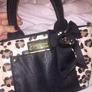 Betsy Johnson cheetah purse